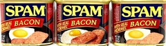 Spam Bacon Luncheon Meat 12 oz ( Pack of 3 )