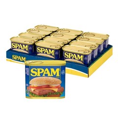 12 Ounce Pack of 12 SPAM Classic Canned Luncheon Meat Fully Cooked 180 Calories