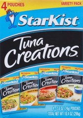 Tuna Creations, Variety Pack, 2.6 Ounce Pack of 4