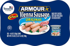 Star Vienna Sausage, Original Flavor, Canned Sausage, 4.6 Oz (Pack of 6)