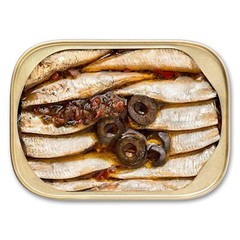 Wild Caught Sardines in Olive Oil Mediterranean Flavor Pack of 12 Cans
