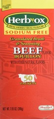 Hormel Herb Ox Beef Bouillon Sodium Free 50 7.05 Ounce (Pack of 1), Orange