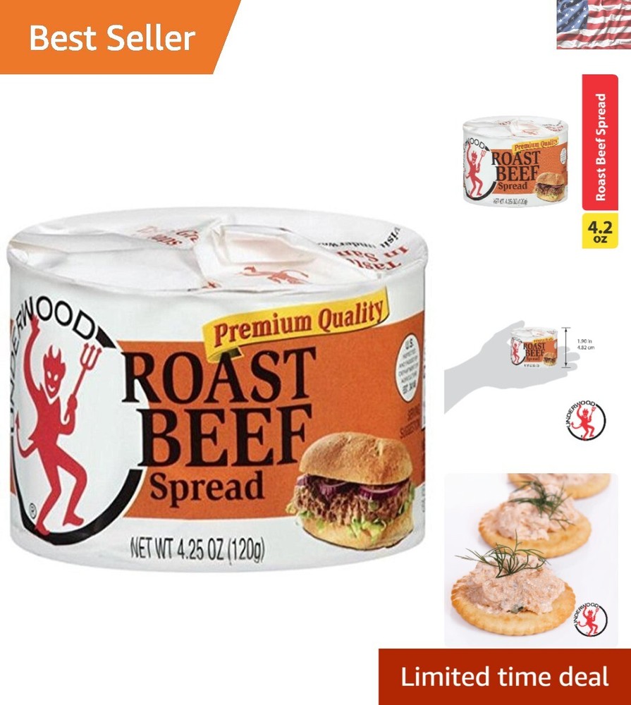 Grocery Essential: 4.25 Oz Roast Beef Spread for Fast and Flavorful Meals