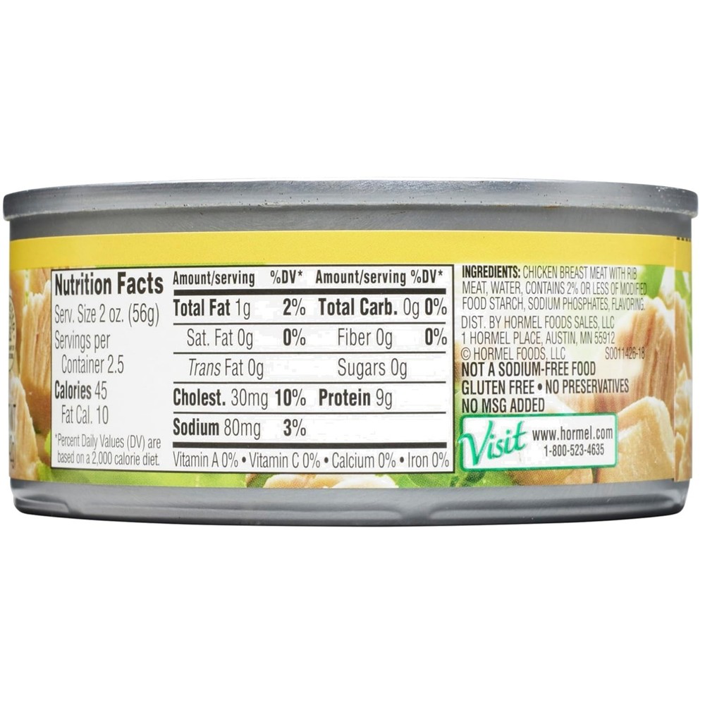 Chunk Chicken Breast in Water, 5oz (Pack of 12)