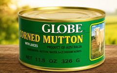 Globe Corn Mutton 11.5oz
