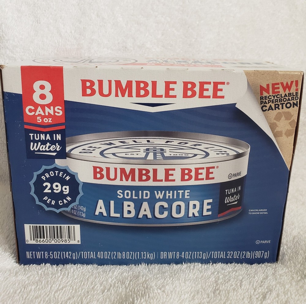 (Pack of 8) Solid White Albacore Tuna in Water, 5 oz cans
