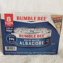 (Pack of 8) Solid White Albacore Tuna in Water, 5 oz cans