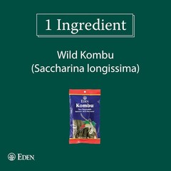 Eden Foods Kombu, Sea Vegetable, Wild Hand Harvested, 2.1 Ounce