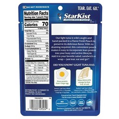StarKist Chunk Light Tuna in Water, 2.6 Ounce (Pack of 6)