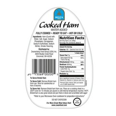 Cooked Ham(4 pack) Bristol Brewing Company Brand Smoke Flavor, High Protein, 16
