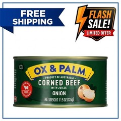 Ox & Palm corned Beef onion Flavored 11.5 oz can……