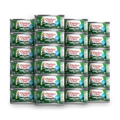 Chicken of the Sea Wild Caught Chunk Light Tuna 12oz Cans 24-Pack
