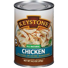 Keystone Meats All Natural Canned Chicken, 14.5 Ounce
