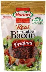 Real Bacon Bits Crumbles 4.3 Oz Pouch, Resealable, Fully Cooked, New