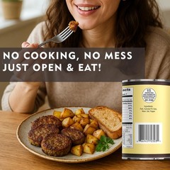 6 Cans- Werling & Sons Grandma Werling’s Goetta 14.5 Oz Canned Food Fully Cooked