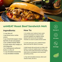 (4 pack) CPG unMEAT Roast Beef Style, 12.7 oz Can