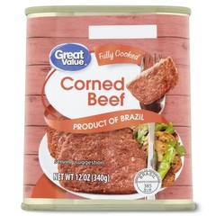 Canned Corned Beef Brisket 12 oz 4-Pack Tinned Meat Food Supply