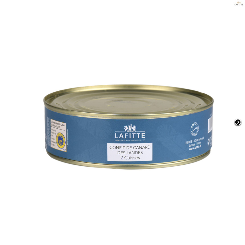 Maison Lafitte – FOIE GRAS (IGP LANDES) Duck Confit 2 Legs – 21.16oz / 600gr