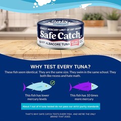 Safe Catch Albacore Tuna No Salt, 5oz 6-Pack