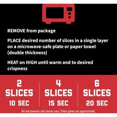Hormel Black Label Fully Cooked Bacon10.5 Ounce Pack of 1
