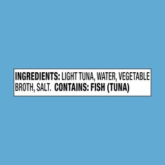 25% Less Sodium Chunk Light Tuna in Water – 5 oz Can Pack of 24