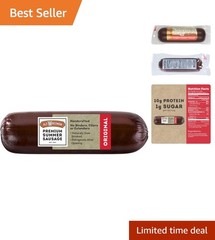Charcuterie-Quality Summer Sausage – Gluten-Free, High Protein, 8 Ounce Stick
