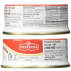 Pack 2 Pork Liver Pate Podravka 95g x 2