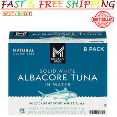 New – Member’s Mark Premium Solid White Albacore Tuna (5 oz., 8 pk.)