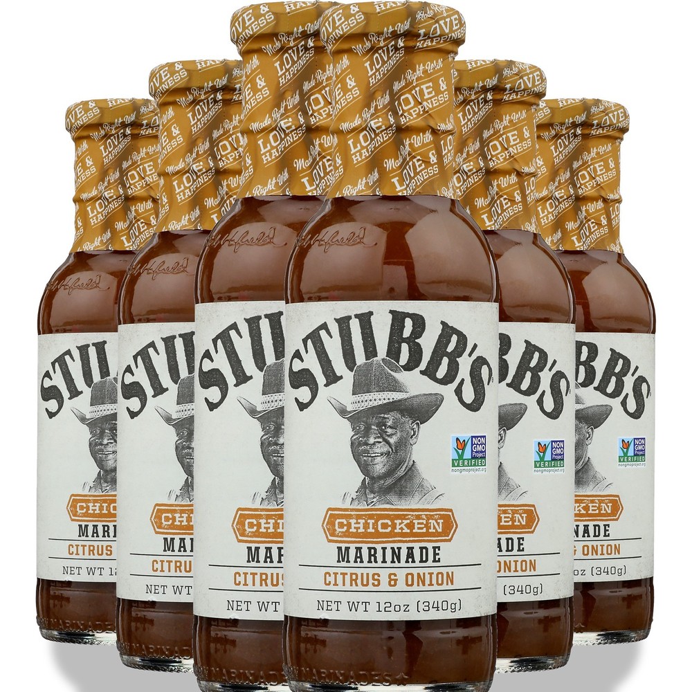 Citrus & Onion Chicken Marinade By Stubbs 12 Oz 6 Pack