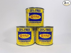 Liver Spread. By Reno Brand. 9 oz can . Product of Brazil. Pack of 3