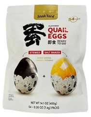 2 BAGS The Snak Yard Flavored Quail Eggs 54 – 0.26oz packs