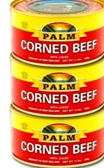 Palm Corned Beef with Juices 11.5 oz ( Pack of 3 ) ~ Exp 7/25/2027