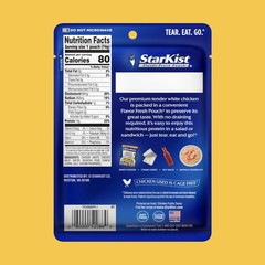 StarKist Premium White Chicken 2.6 oz Pouch Pack of 12