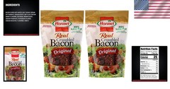 Real Bacon Crumble Topping Pack of 2, 8.6 Oz – Flavorful & Gluten-Free