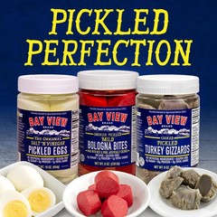 Bay View Brand Gourmet Pickled Pork Hocks 12 oz FAST SHIP