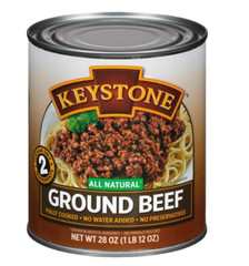 (2 pack) Keystone All Natural Ground Beef, 28 oz Can