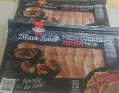 Hormel Black Label Fully Cooked Bacon 72 slices – pack of 2