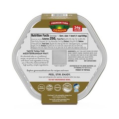 Genova Tuna Mediterranean Bean Salad 7.76 Oz Bowls Pack of 6 Ready to Eat