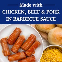24 Pack Canned Sausages with Barbecue Sauce, 4.6 oz Each, Great for Recipes
