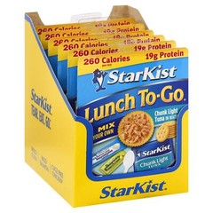 Lunch To-Go Chunk Light Mix Your Own Tuna Salad, 4.1 Ounce Kit, 12 Pack