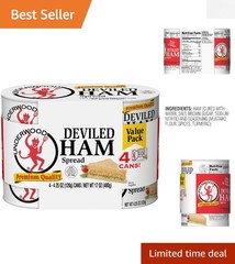 Classic Deviled Ham Spread 4.25oz x 4 – A Trusted Family Favorite Since 1868