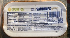 (50) SUN Q WILD CAUGHT SARDINES IN SOYBEAN OIL 4.4 Oz Can 220 OZ TOTAL DEAL