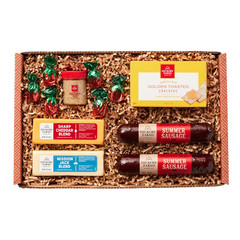 Farmhouse Meat & Cheese Food Gift Basket (Small) – Box Set | Charcuterie Board F