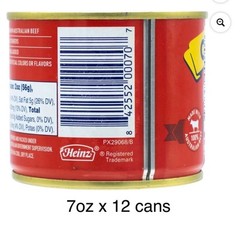 12 x 7 oz OX & PALM CORNED BEEF ORIGINAL CHUNKY~PREMIUM AUSTRALIAN BEEF~NO MSG
