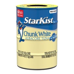 (3 pack) StarKist Chunk White Albacore Tuna in Water – 5 oz Can (4-Pack)