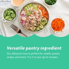 Chicken of the Sea Solid White Premium Albacore Tuna in Water Wild Caught Tun…