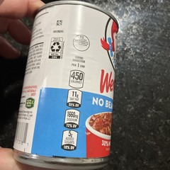 Lot of 3 Cans Wendy’s Chili No Beans 15 oz Ea BB 9/17/2027+ Preppers Free Ship!