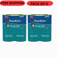 StarKist Chunk Light Tuna in Water 5 oz 12 Pack (Pack of 2)
