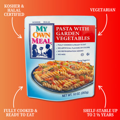 My Own Meals Pasta with Garden Vegetables