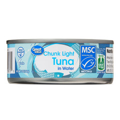 Great Value Chunk Light Tuna in Water 5 oz 48-Pack Fast Ship USA
